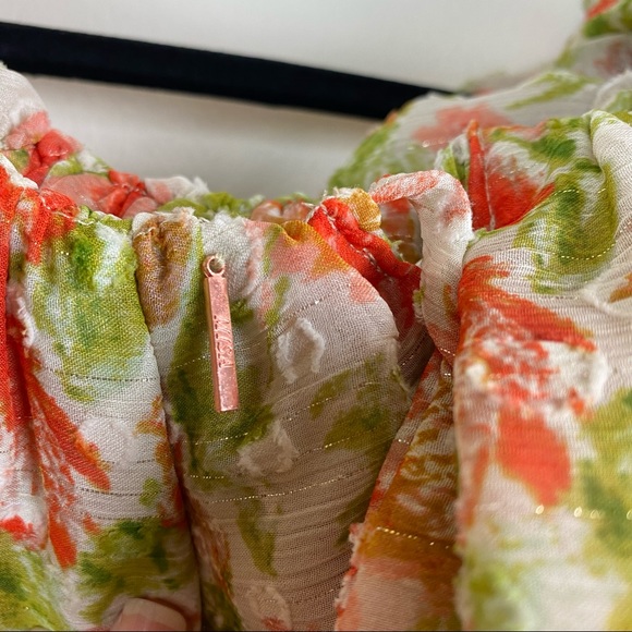 Misa Los Angeles Consuela Ruffle Off the Shoulder Floral Tiered Maxi Dress - Picture 10 of 14